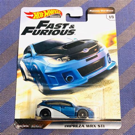 Hot Wheels Impreza Wrx Sti Subaru Fast And Furious Fnf Brian Shopee Malaysia
