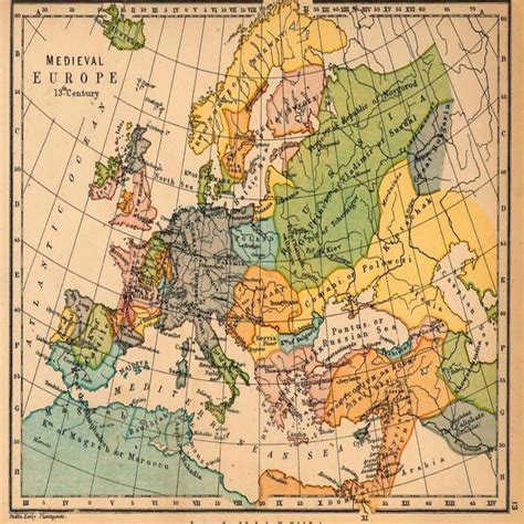 Exploring The Fascinating World Of Medieval Map Of Europe - Map Of France