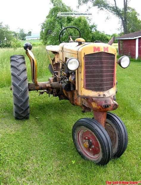 Antique Survivor 1948 Minneapolis Moline Model R Farm Tractor Barn Find