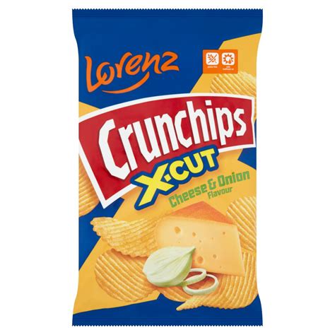 Lorenz X Cut Crunchips Cheese Onion Flavour G Best One