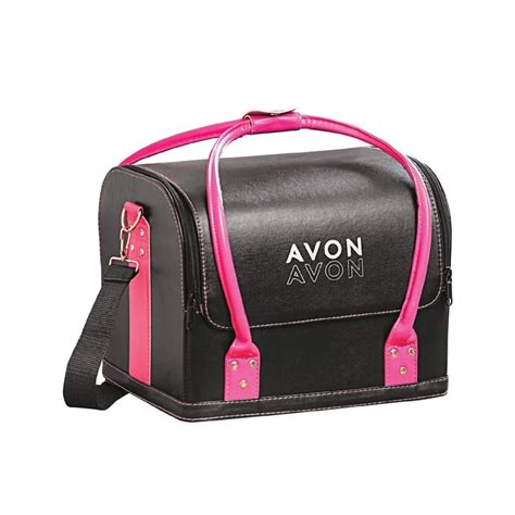 Maleta De Maquiagem Avon Preta E Rosa 2 3kg Shopee Brasil