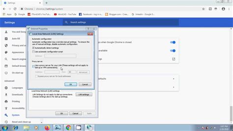 Chrome How To Enable Or Disable Proxy Server In Google Chrome YouTube
