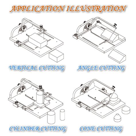 DOMINOX Foam Cutter Hot Wire Cutter Electric Tabletop Hot Wire Foam Cutter Working Table Tool