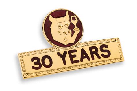 30 Years Badge Beefsteak And Burgundy Club