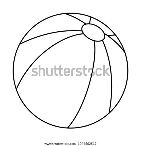 Plastic Balloon Toy Icon Stock Vector Royalty Free 1044562519