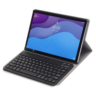 GENERICO Teclado Bluetooth Funda Para Tablet Lenovo M10 Plus FHD TB