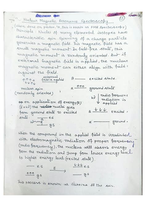 Solution Spectroscopy Complete Notes Studypool