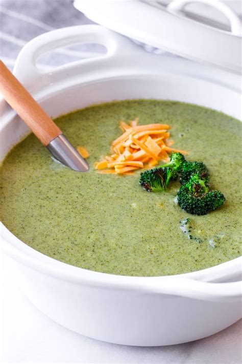 Healthy Cream Of Broccoli Soup Recipe In 2021 Cream Of Broccoli