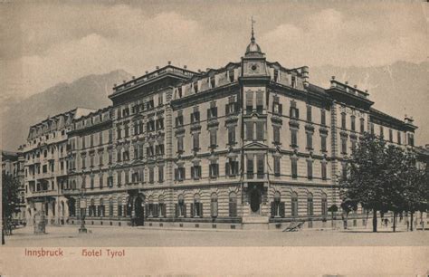 Hotel Tyrol Innsbruck Austria Fritz Gratl Postcard