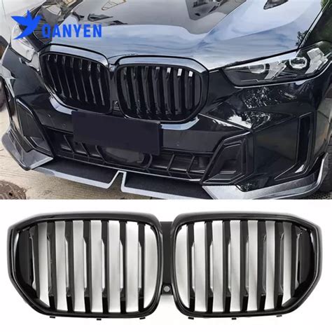 Gloss Black Front Bumper Kidney Grill Grille Fits For Bmw G X Lci