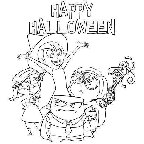 Disney Halloween Coloring Sheets Printable