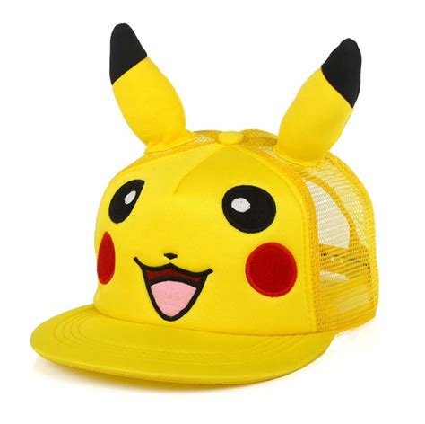 Pokemon Pikachu Czapka Z Daszkiem Cartoon Typ