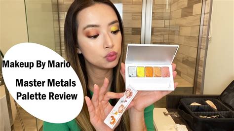 Makeup By Mario Master Metal Palette Reviews Swatches And Demo YouTube