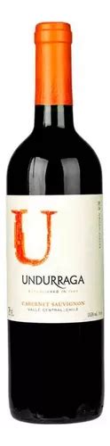 Caja De Vino Tinto Undurraga Cabernet Sauvignon Ml Meses Sin