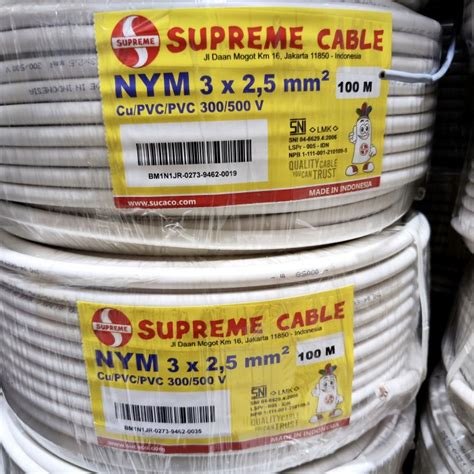 Jual Kabel SUPREME NYM 3x2 5 3x2 5mm 100M 100 METER Jakarta Barat