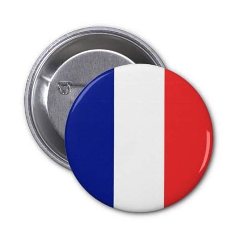 Flag Of France French Tricolore Button Zazzle