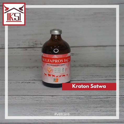 Jual SULFAPROS INJEKSI 100 Ml Mirip Colibact Obat Hewan Spektrum Luas