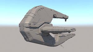 Sci Fi Alien Spaceship 3D Model TurboSquid 1590683