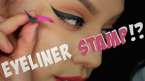 Winged Eyeliner Stamp Tested For Beginners Youtube