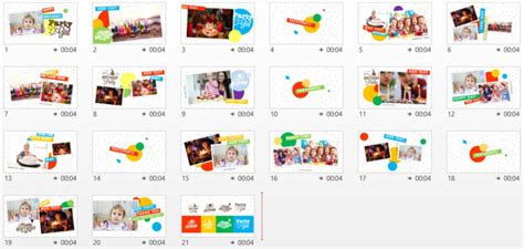 Happy Birthday Confetti PowerPoint Template – MasterBundles