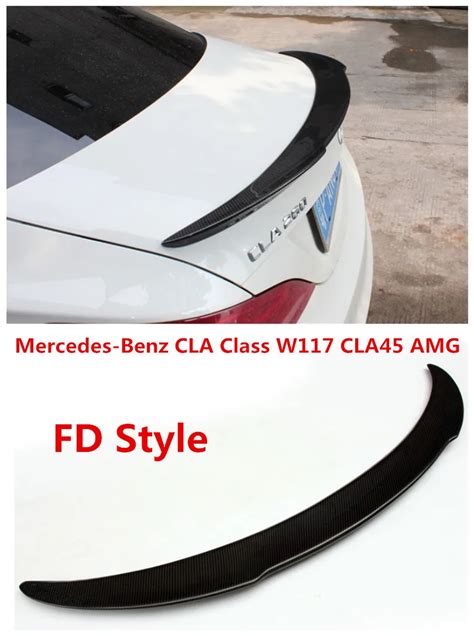 Carbon Fiber Spoiler For Mercedes Benz CLA Class W117 CLA45 AMG CLA180