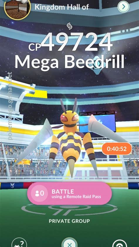 Mega Beedrill Raid Boss Pokemon Go