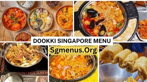 dookki singapore menu current prices