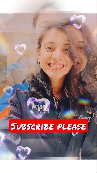 Cute ♥️ Smriti Mandhana 🥰 Shorts Ytshorts Youtube