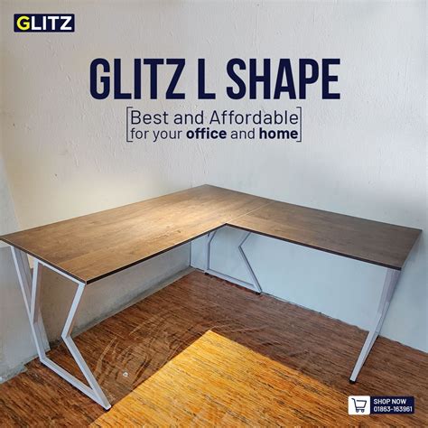 Glitz L Desk – GlitzFurniture