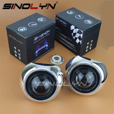 Sinolyn Inch Projector Lens Bi Xenon For Car Lamps For H H