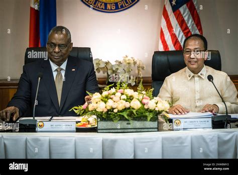 Secretary Of Defense Lloyd J Austin Iii Meets With Philippine