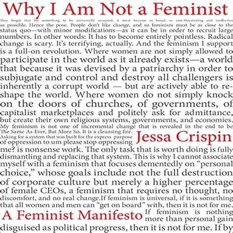 Why I Am Not A Feminist A Feminist Manifesto Audio Download Jessa