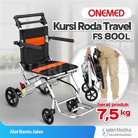 Jual Kursi Roda Travel Deluxe Onemed FS 800L Travel Wheelchair Deluxe