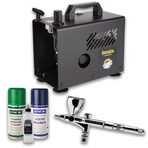 Iwata Airbrush With Smart Jet Pro Compressor Fine Art Kit