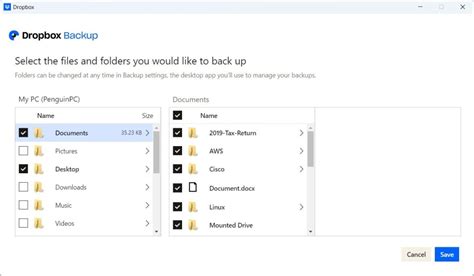 So W Hlen Oder Ndern Sie Ordner Zum Sichern In Dropbox Unter Windows