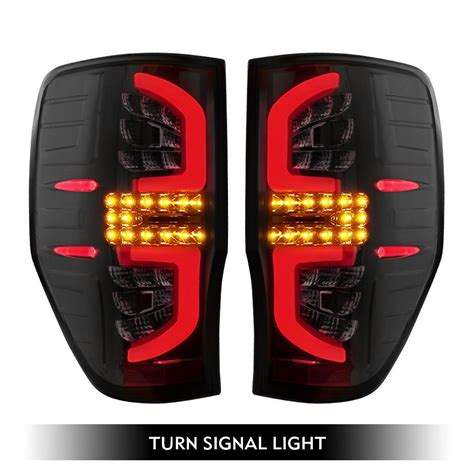 Black 3d Led Tail Lights For 2011 2021 Ford Ranger Px1 Px2 Px3 Xlt Xls Wildtrak