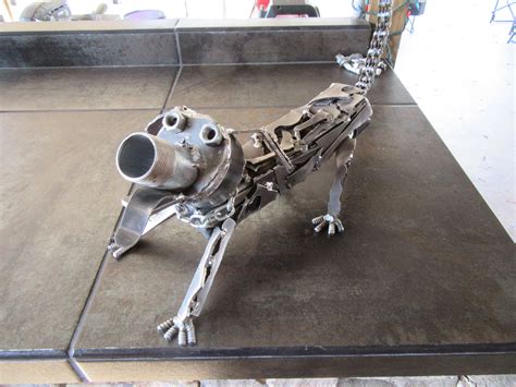 Scrap Metal Dog By Jplaiasteelart Scrap Metal Art Scrap Metal