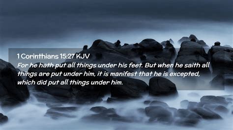 Corinthians Kjv Desktop Wallpaper For He Hath Put All Things