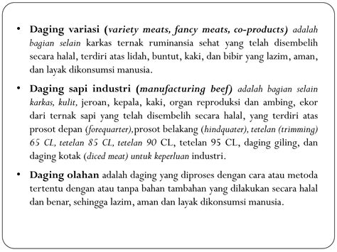 Konsumsi Dan Permintaan Daging Sapi Dan Kerbau Masyarakat Indonesia PPT