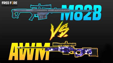 Senjata Free Fire FF M82B Dan AWM Bagusan Mana Ya Kumparan