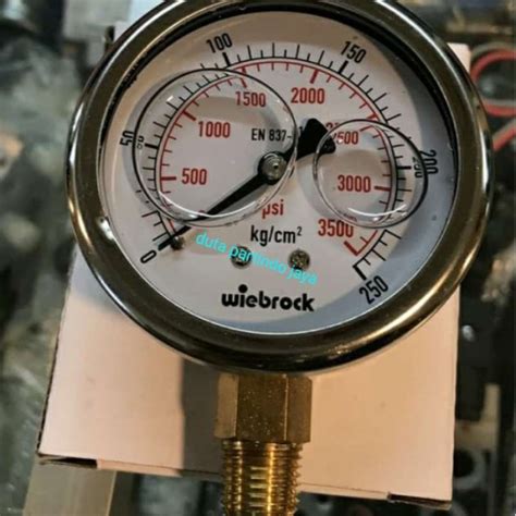 Jual Pressure Gauge Raket Stainless 2 5 Inch 0 250 Bar Kg Cm2 3500Psi