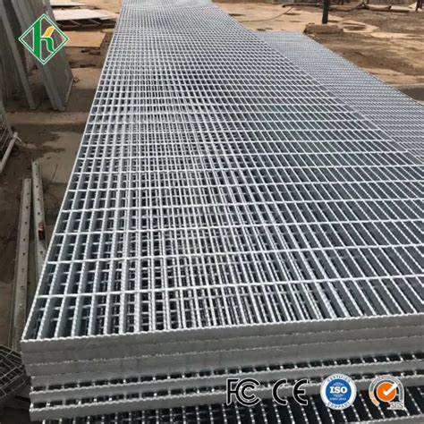 Kaiheng Mild Steel Bar Grating Factory 30X3 Galvanized Serrated Steel