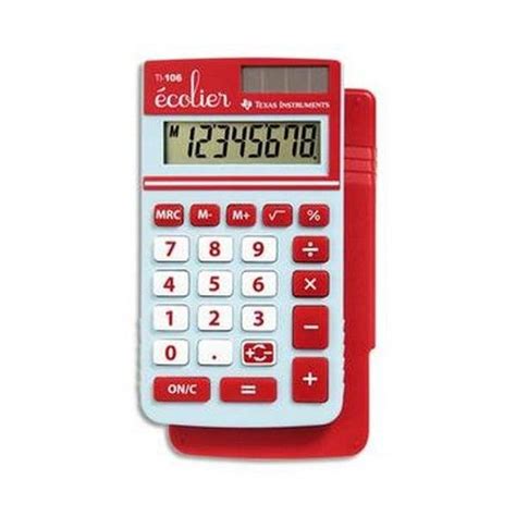 Calculatrice Cole Primaire Ti Ecolier Texas Instruments Cole