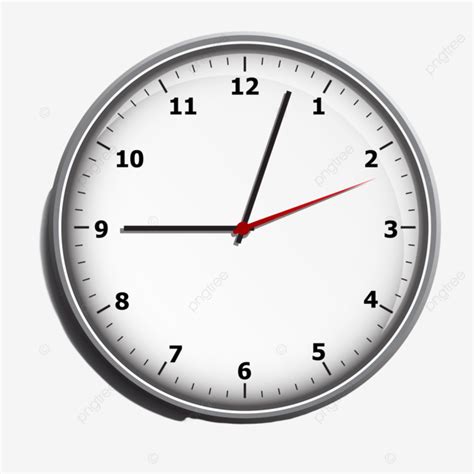 Hora Del Reloj De Pared Png Dibujos La Cara Del Reloj Vector