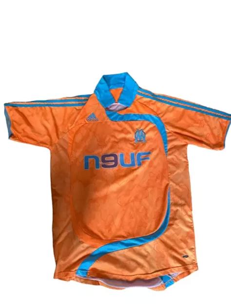 Ancien Maillot Olympique De Marseille Om Neuf Orange Djibril Cisse Xl