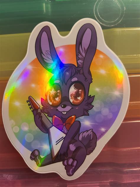 Fnaf Bonnie Sticker Etsy