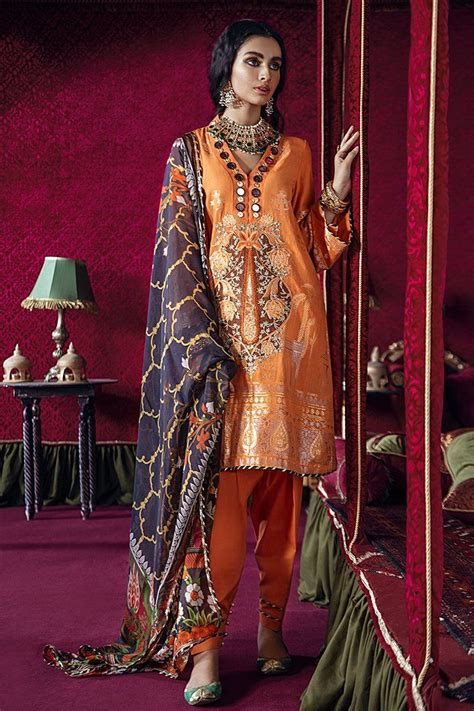 Razia Sultana Cross Stitch Sarae Herat B Original Pakistani Suit