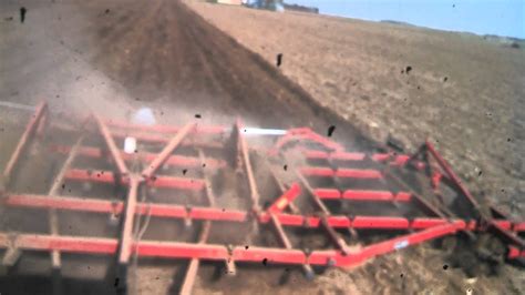 Cih 7250 Magnum And Cih 4800 Field Cultivator Youtube