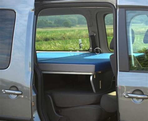 Système De Lit Aménageable Vw Caddy Maxi 200 X 133 Cm Avec Rembourrage