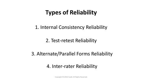 Reliability Means Stability Consistency And Precision Accredited